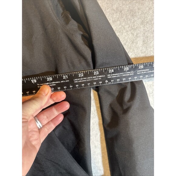 Lands End Women’s Waterproof Rain Coat Windbreaker Black Size L/P‎  14-16 VTG - Picture 15 of 16